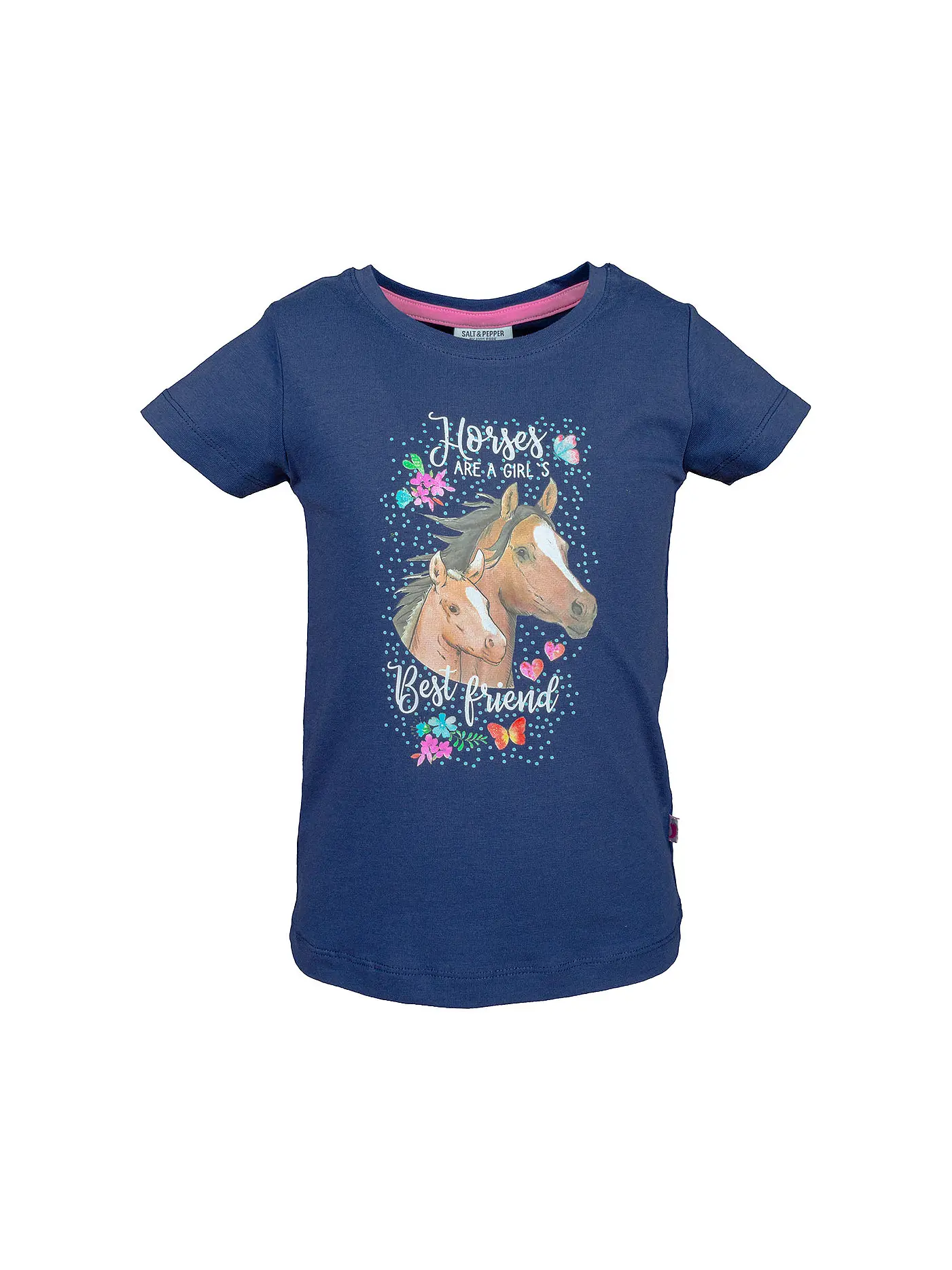 SALT AND PEPPER | Mädchen T-Shirt | blau